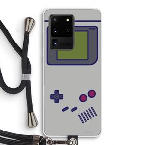 CaseCompany Game On: Samsung Galaxy S20 Ultra Transparant Hoesje met koord