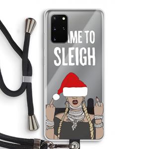 CaseCompany Came To Sleigh: Samsung Galaxy S20 Plus Transparant Hoesje met koord