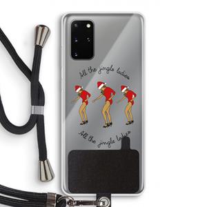 CaseCompany Jingle Ladies: Samsung Galaxy S20 Plus Transparant Hoesje met koord