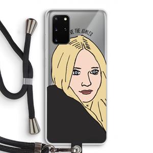 CaseCompany Ashley: Samsung Galaxy S20 Plus Transparant Hoesje met koord