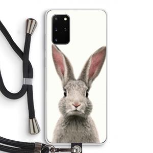 CaseCompany Daisy: Samsung Galaxy S20 Plus Transparant Hoesje met koord