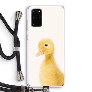 CaseCompany Duke: Samsung Galaxy S20 Plus Transparant Hoesje met koord