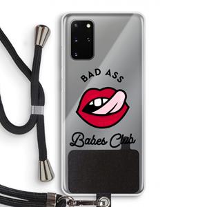 CaseCompany Badass Babes Club: Samsung Galaxy S20 Plus Transparant Hoesje met koord