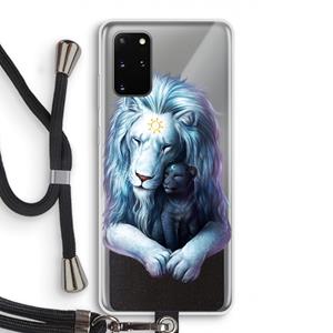CaseCompany Child Of Light: Samsung Galaxy S20 Plus Transparant Hoesje met koord