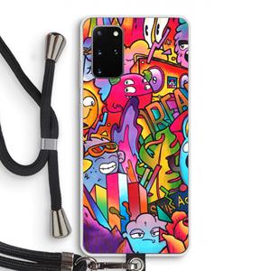 CaseCompany Dreams: Samsung Galaxy S20 Plus Transparant Hoesje met koord