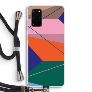 CaseCompany Gestalte 1: Samsung Galaxy S20 Plus Transparant Hoesje met koord