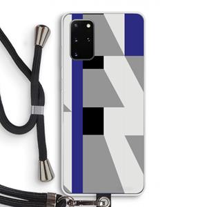 CaseCompany Gestalte 2: Samsung Galaxy S20 Plus Transparant Hoesje met koord