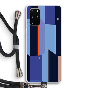 CaseCompany Gestalte 3: Samsung Galaxy S20 Plus Transparant Hoesje met koord