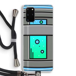 CaseCompany Chug Bottle: Samsung Galaxy S20 Plus Transparant Hoesje met koord