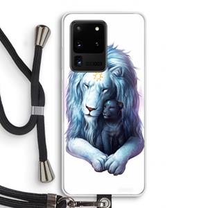 CaseCompany Child Of Light: Samsung Galaxy S20 Ultra Transparant Hoesje met koord