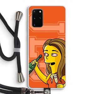 CaseCompany Jamie Lee Simpson: Samsung Galaxy S20 Plus Transparant Hoesje met koord