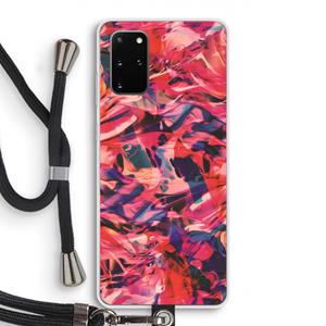 CaseCompany California: Samsung Galaxy S20 Plus Transparant Hoesje met koord
