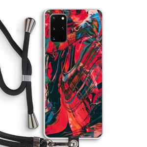 CaseCompany Endless Descent: Samsung Galaxy S20 Plus Transparant Hoesje met koord