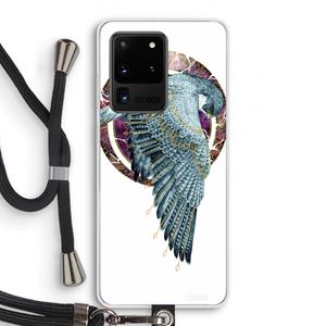 CaseCompany Golden Falcon: Samsung Galaxy S20 Ultra Transparant Hoesje met koord