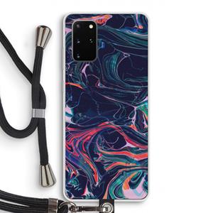 CaseCompany Light Years Beyond: Samsung Galaxy S20 Plus Transparant Hoesje met koord