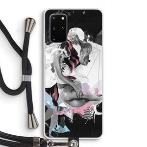 CaseCompany Camouflage de sommeil: Samsung Galaxy S20 Plus Transparant Hoesje met koord