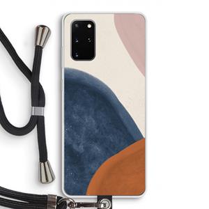 CaseCompany Geo #1: Samsung Galaxy S20 Plus Transparant Hoesje met koord