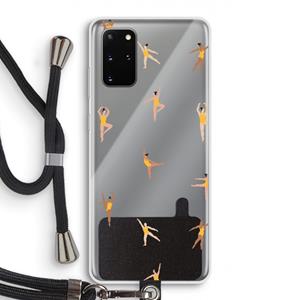 CaseCompany Dans #2: Samsung Galaxy S20 Plus Transparant Hoesje met koord