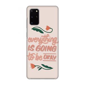 CaseCompany Optimistic flower girl: Volledig geprint Samsung Galaxy S20 Plus Hoesje