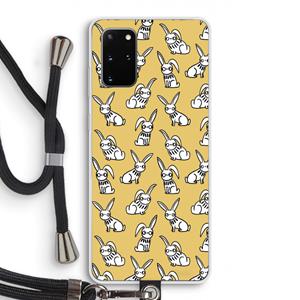 CaseCompany Haas: Samsung Galaxy S20 Plus Transparant Hoesje met koord
