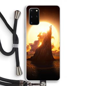 CaseCompany Children of the Sun: Samsung Galaxy S20 Plus Transparant Hoesje met koord