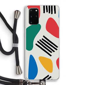 CaseCompany Illustratieve pop 1: Samsung Galaxy S20 Plus Transparant Hoesje met koord