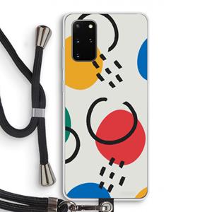 CaseCompany Illustratieve pop 3: Samsung Galaxy S20 Plus Transparant Hoesje met koord
