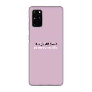 CaseCompany gij moogt er zijn: Volledig geprint Samsung Galaxy S20 Plus Hoesje