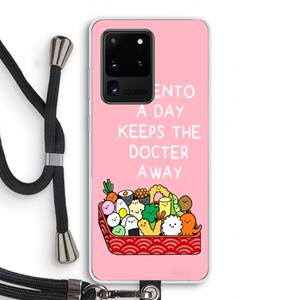 CaseCompany Bento a day: Samsung Galaxy S20 Ultra Transparant Hoesje met koord