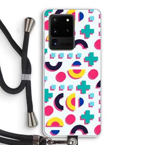 CaseCompany 8-bit N°2: Samsung Galaxy S20 Ultra Transparant Hoesje met koord