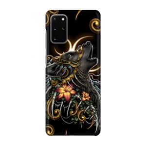 CaseCompany Huilende Wolf: Volledig geprint Samsung Galaxy S20 Plus Hoesje
