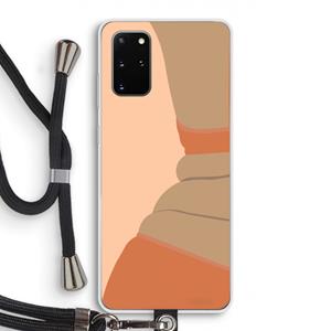 CaseCompany Bikini: Samsung Galaxy S20 Plus Transparant Hoesje met koord