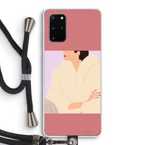 CaseCompany Cosy: Samsung Galaxy S20 Plus Transparant Hoesje met koord