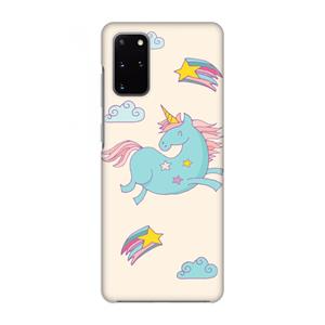 CaseCompany Vliegende eenhoorn: Volledig geprint Samsung Galaxy S20 Plus Hoesje