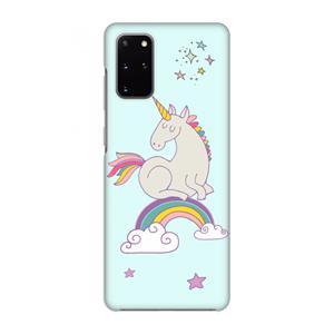 CaseCompany Regenboog eenhoorn: Volledig geprint Samsung Galaxy S20 Plus Hoesje