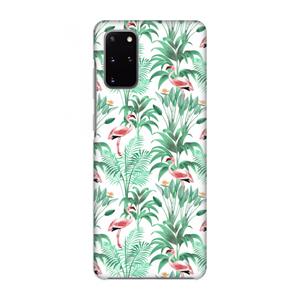 CaseCompany Flamingo bladeren: Volledig geprint Samsung Galaxy S20 Plus Hoesje