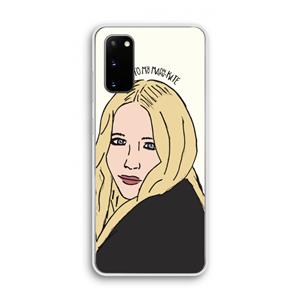 CaseCompany Mary Kate: Samsung Galaxy S20 Transparant Hoesje