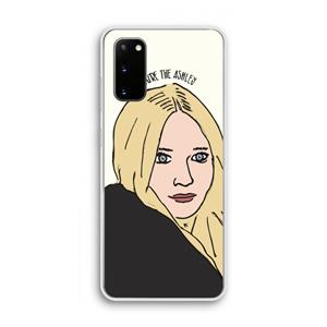 CaseCompany Ashley: Samsung Galaxy S20 Transparant Hoesje