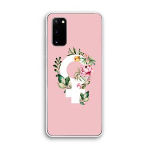 CaseCompany Venus: Samsung Galaxy S20 Transparant Hoesje