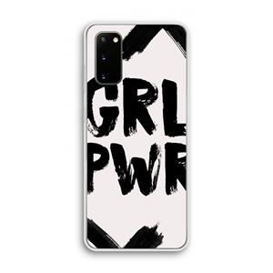 CaseCompany Girl Power #2: Samsung Galaxy S20 Transparant Hoesje