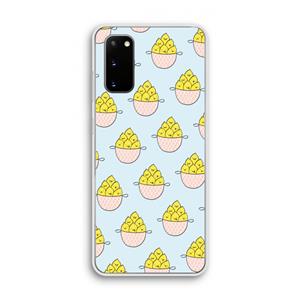 CaseCompany Citroenen: Samsung Galaxy S20 Transparant Hoesje