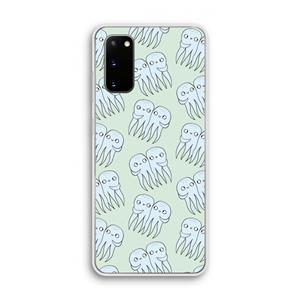 CaseCompany Octopussen: Samsung Galaxy S20 Transparant Hoesje