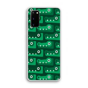 CaseCompany Crocs: Samsung Galaxy S20 Transparant Hoesje