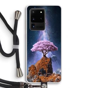 CaseCompany Ambition: Samsung Galaxy S20 Ultra Transparant Hoesje met koord