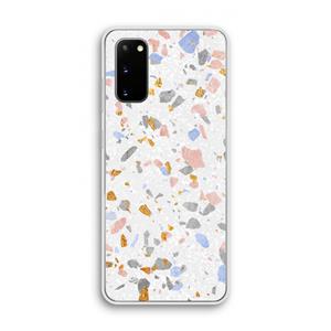 CaseCompany Terrazzo N°8: Samsung Galaxy S20 Transparant Hoesje