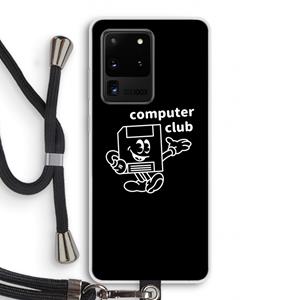 CaseCompany Floppyhead: Samsung Galaxy S20 Ultra Transparant Hoesje met koord