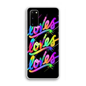 CaseCompany Loves: Samsung Galaxy S20 Transparant Hoesje