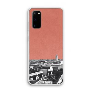 CaseCompany Marrakech Skyline : Samsung Galaxy S20 Transparant Hoesje