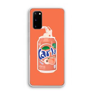 CaseCompany S(peach)less: Samsung Galaxy S20 Transparant Hoesje