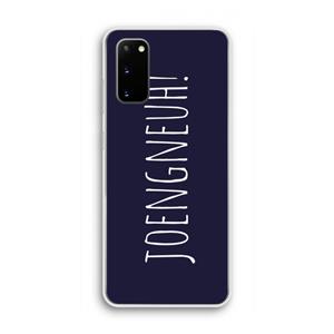 CaseCompany Joengneuh!: Samsung Galaxy S20 Transparant Hoesje